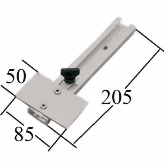 Regulowane mocowanie przetwornika echosondy