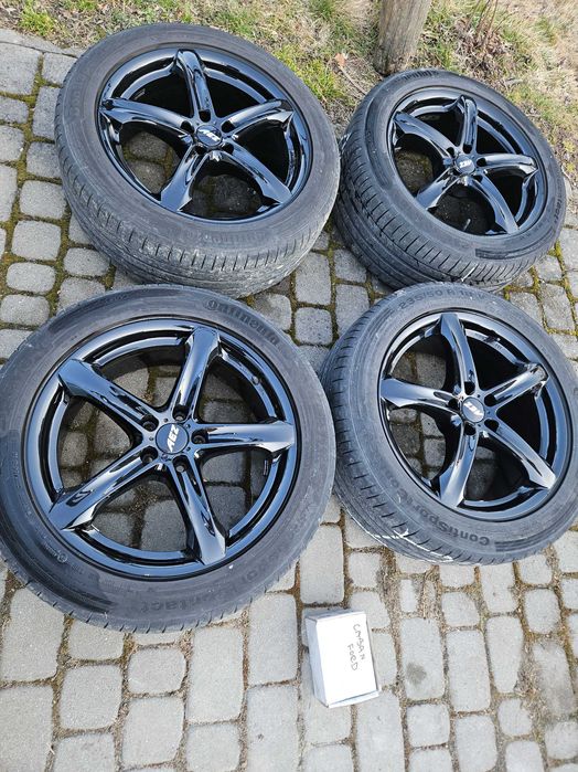 Komplet kół LATO, felgi karbon FORD 18" 5x108  Kuga II, salon