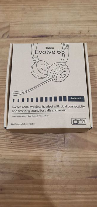 Auscultadores/Headphones Jabra Evolve 65 sem fios