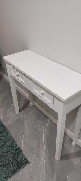 Consola CHARME branca com 2 gavetas