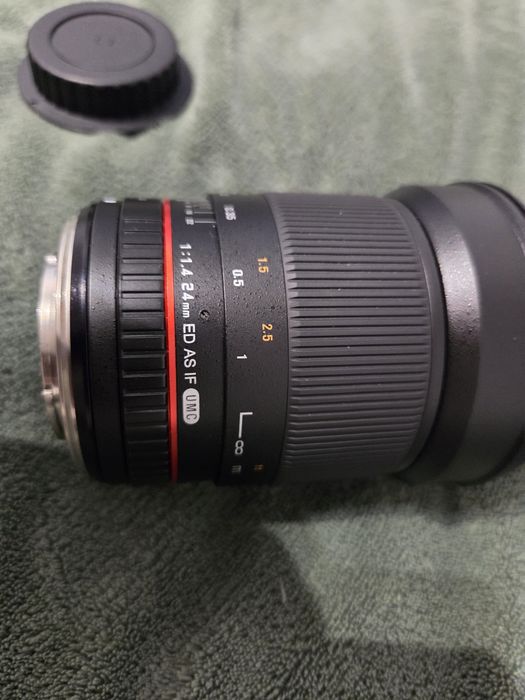 Samyang 24mm f 1.4 4/3 jak nowy
