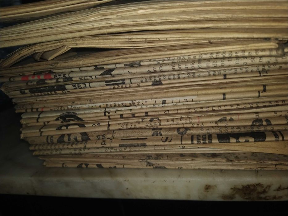 Jornais antigos década de 70