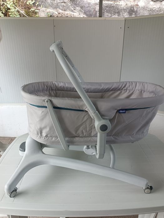 Baby hug 4 em 1 - berço, espreguiçadeira, cadeira c/colchão