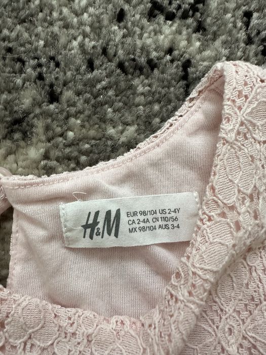 Нежное кружевное платье H&M, 104-110 /сукня, плаття