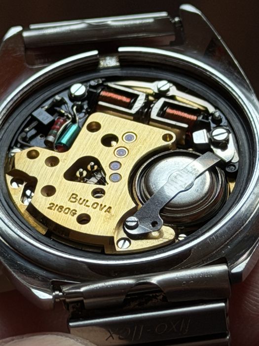 Bulova Accutron, kamerton,  rozmiar 36/42mm, super stan, w stali, lata 70te