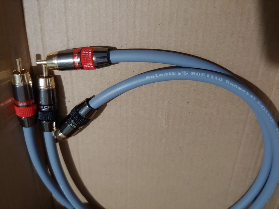 Melodika przewody rca 2x 0.5m MDC1110