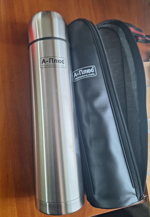 Термос вакуумный из нержавеющей стали, 1000 мл.