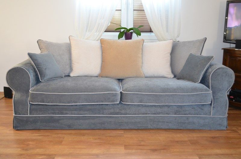 Kanapa sofa LEEDS angielski prowansalski styl zdejmowane pokrowce