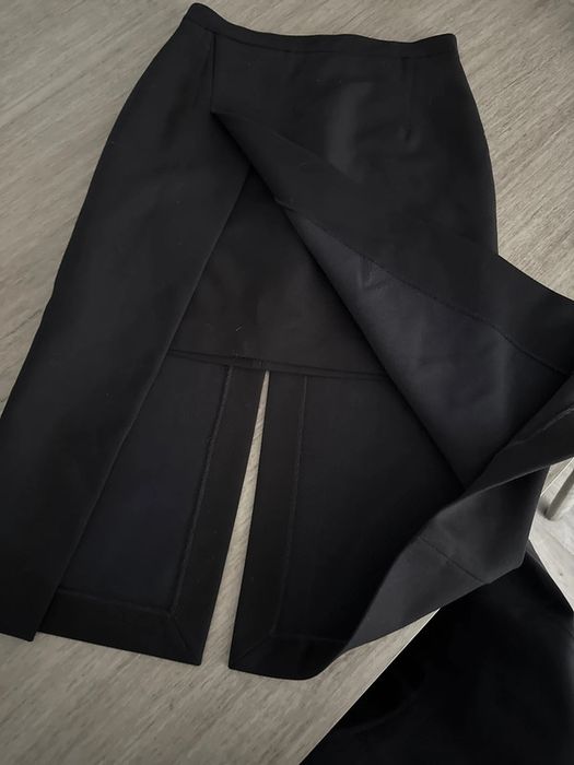 Maje спідниця міді з розрізом