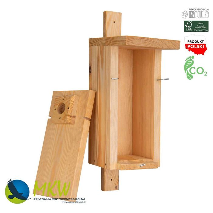 Caixa-ninho para aves modelo A PREMIUM MKW