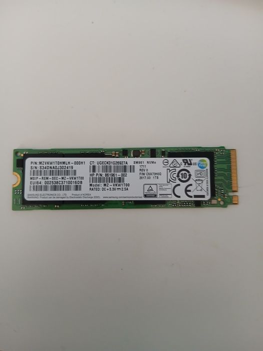 O SSD NVMe 1TB  mais velocidade, mais espaço