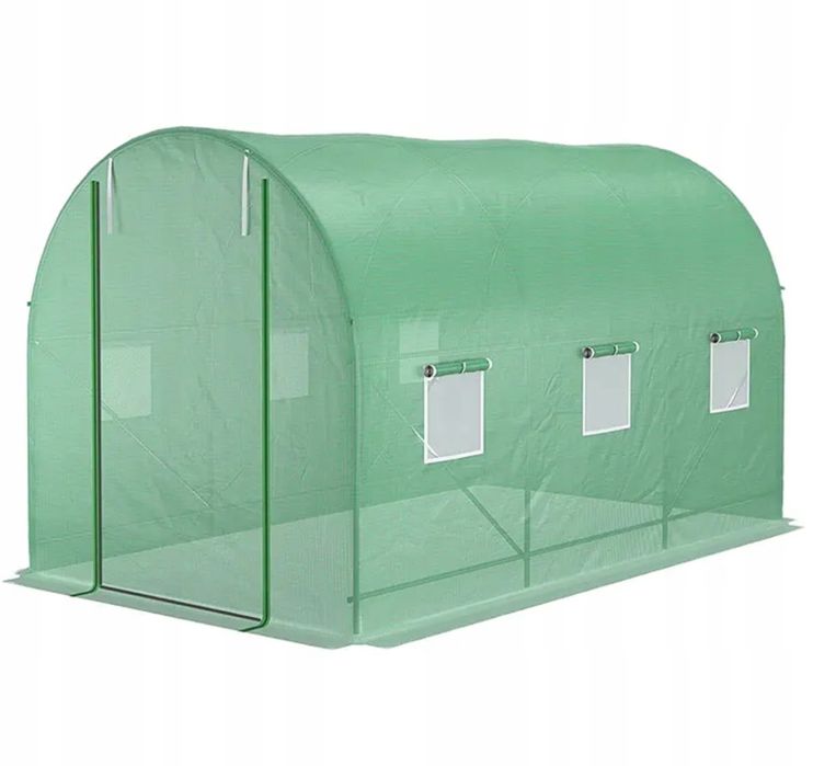 Tunel Foliowy Szklarnia Foliak 300x200 3x2 Stelaż + Folia Ogrodowy