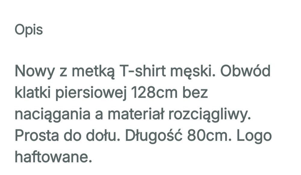 T-shirt męski nowy. Nike