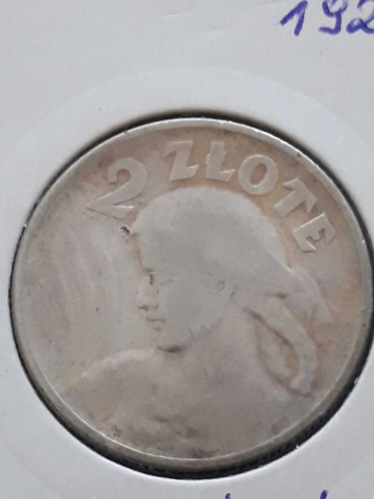 2 zł Żniwiarka 1924 r. Odwrotka- rzadkość-oryginał