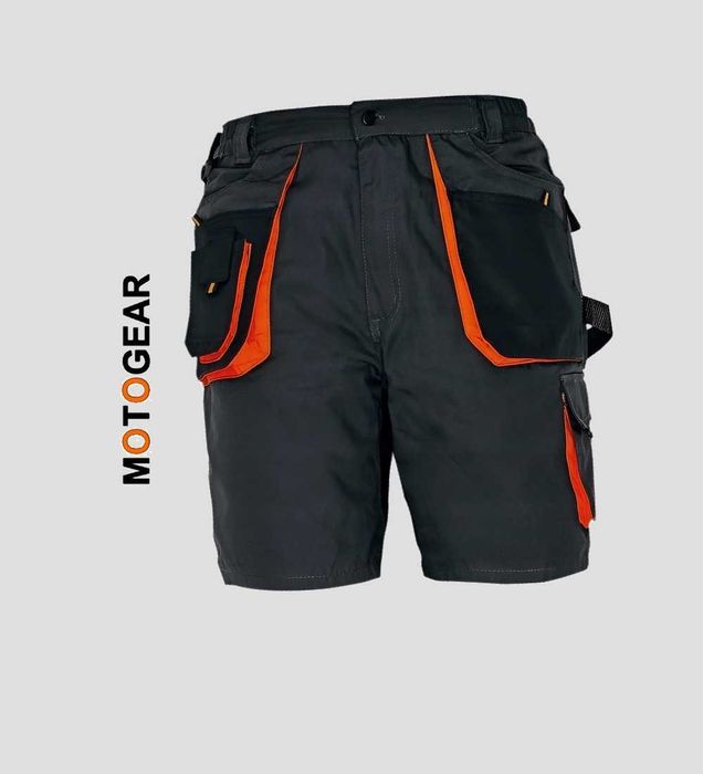 NOWE!! SPODNIE spodenki robocze krótkie POTRÓJNE SZWY ubranie