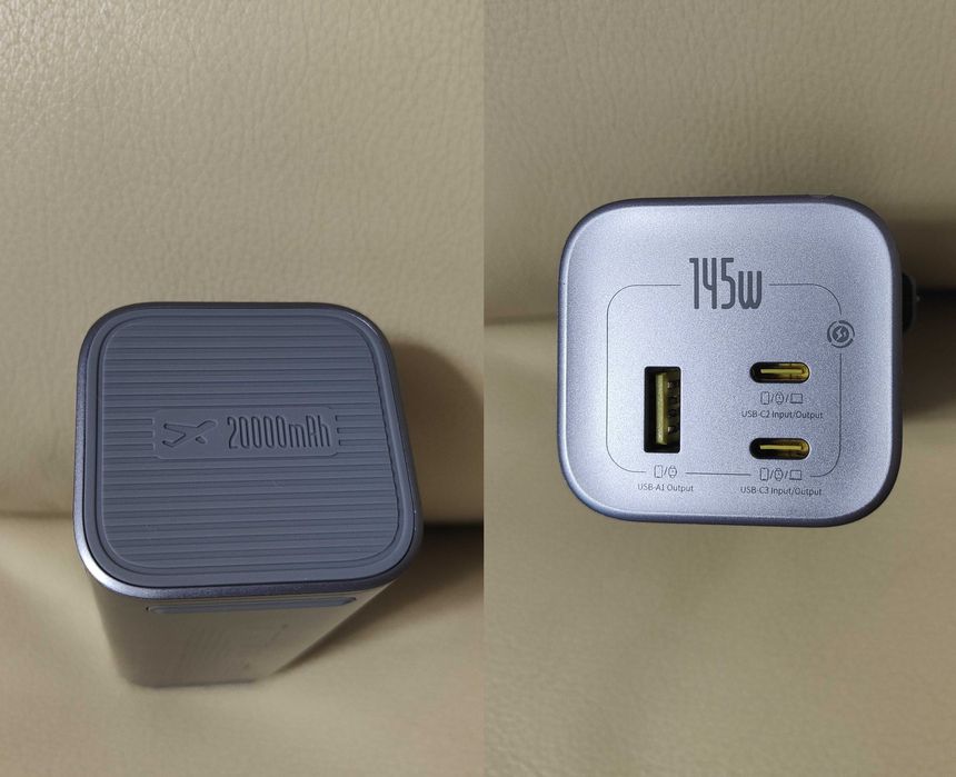 Зовнішній акумулятор Powerbank Baseus EnerGeek GR11 20000mAh 145W Gray