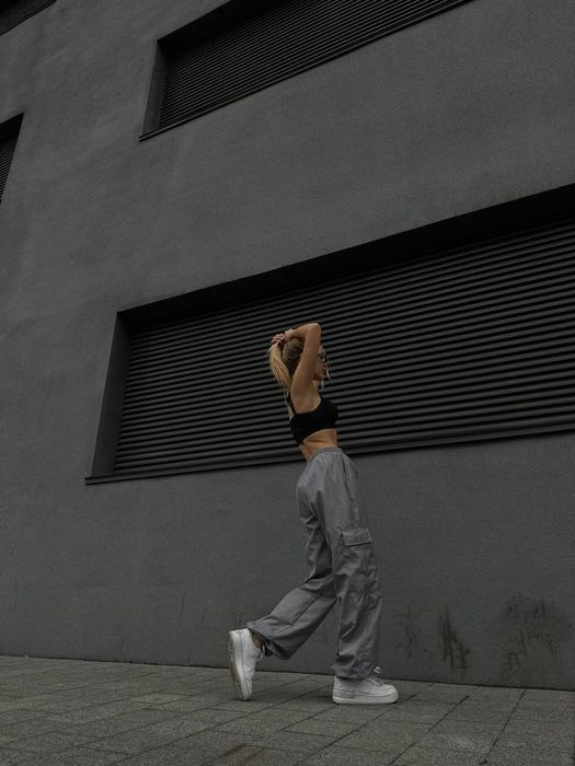 Стильні штани карго плащовка