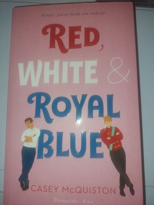 red white royal bule