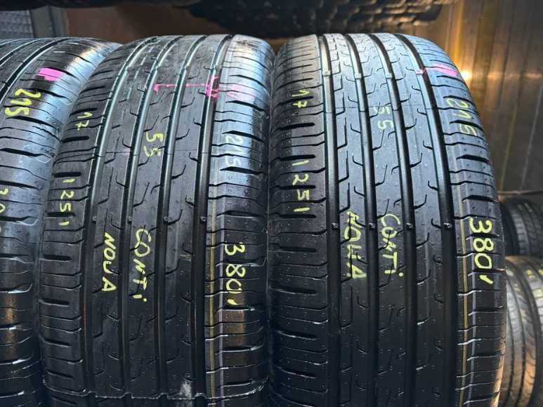 2X Opony Letnie 215/55R17 98H CONTINENTAL ECOCONTACT 6 6.8MM 2025 NOWE