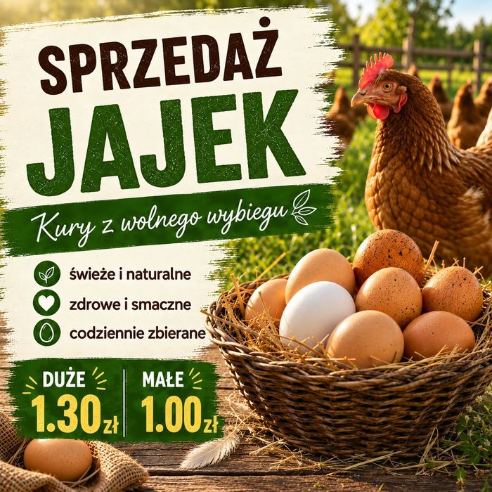 Wiejskie jajka  sprzedam
