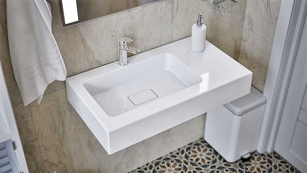 Уцінена Раковина, Умивальник накладний Luxor Mono 80, Найнижча Ціна!