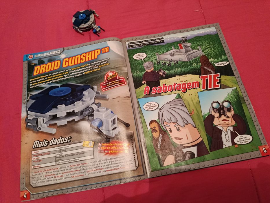 STAR WARS - Lego "Droid Gunship" + Revista