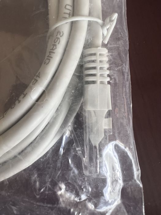 Мережевий кабель UTP CAT 5E 3M патч-корд интернет сетевой