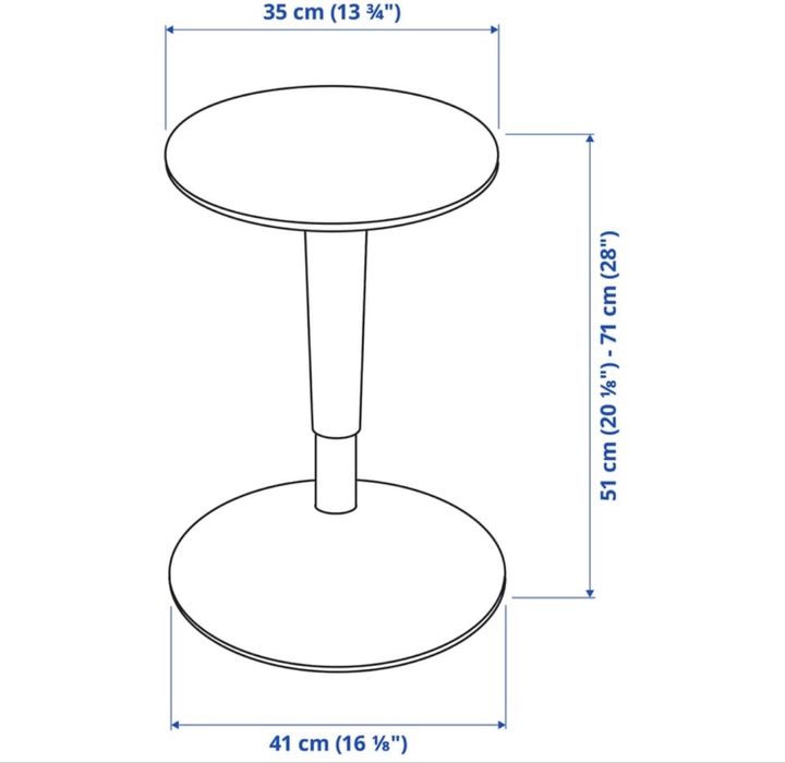 Ikea Nilserik stołek