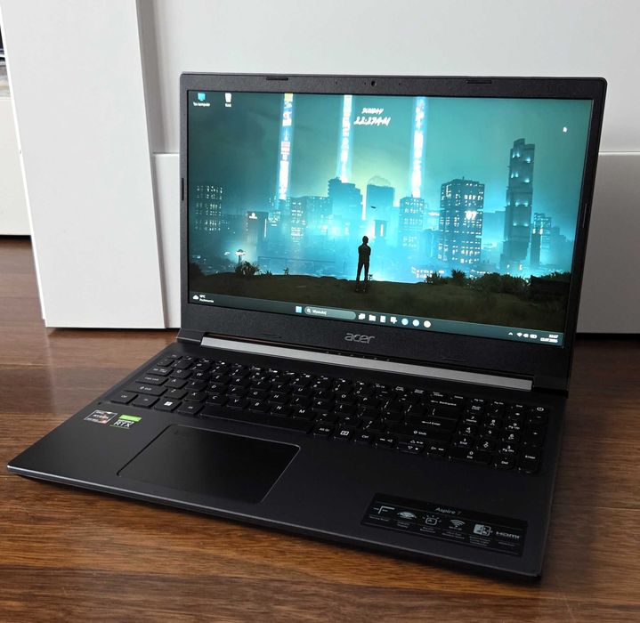 Acer Aspire 7 15,6" 144Hz | Ryzen 5 | RTX 3050 | 16GB RAM | SSD 512GB | Czysty Win 11 Pro | Stan BDB, Nowa Pasta!