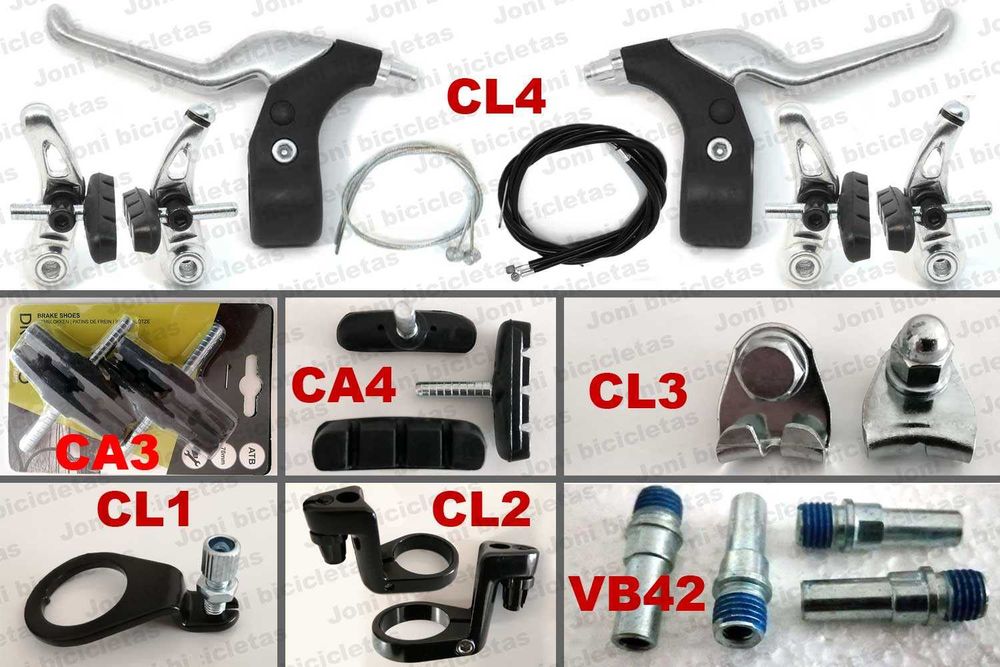 Peças de travões cantilever de bicicleta