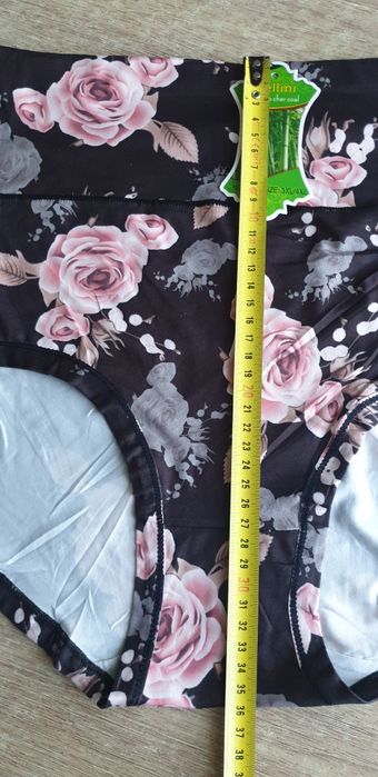 4×Damskie majtki figi z wysokim stanem 3/4XL bambusowe