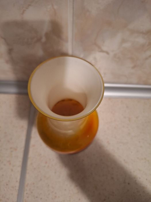 Kielich wazon szkło prl