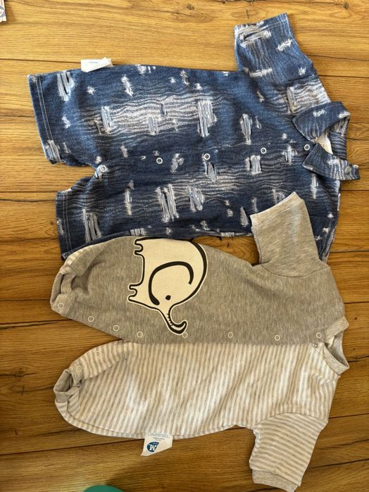 Zestaw ubranek na lato dla chłopca. Nowe 74