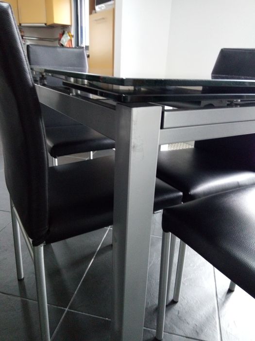 Estrutura em ferro de mesa sem vidro