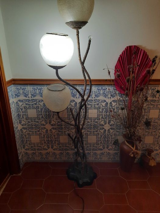 Candeeiro de sala abat jour