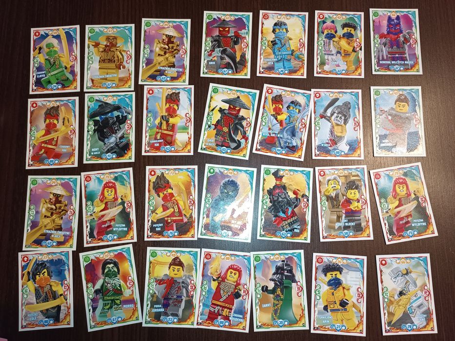 Karty lego ninjago seria 10