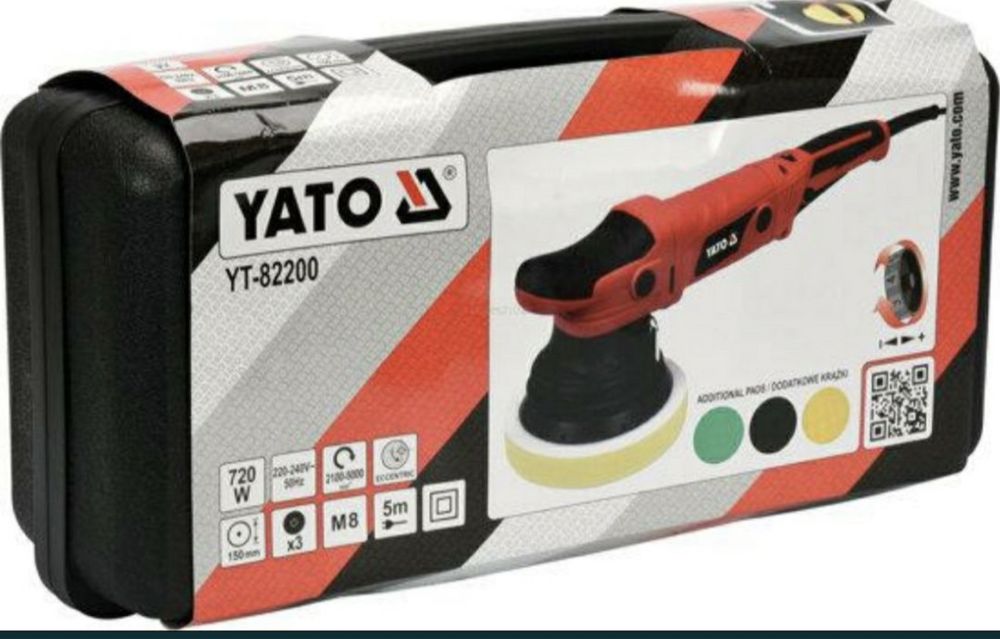 Ексцентрикова полірувальна машина YATO YT-82200