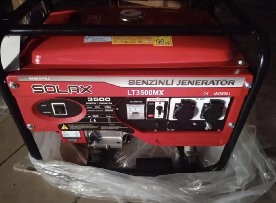 Бензиновий генератор Solax LT3500MX (2.8 кВт) Мідна обмотка ручний ста