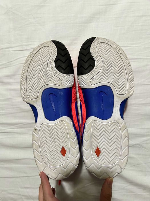 Sapatilhas de ténis homem Nike Air Max Cage Pink Blue 2014 número 39