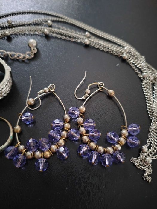 Biżuteria srebro i metal