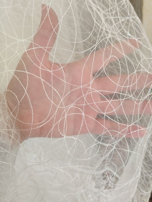 Занавески новые, белые