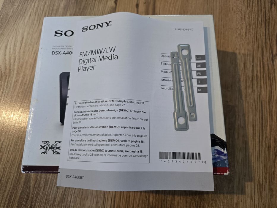Radio samochodowe Sony DSX-A400BT AUX USB