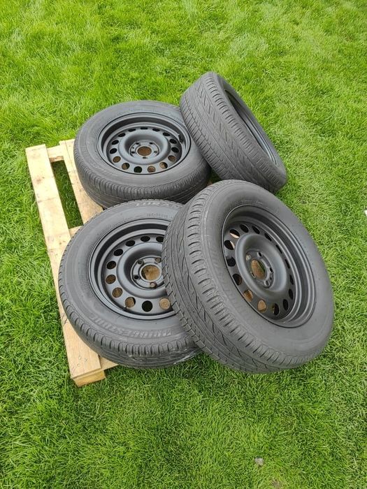 Po renowacji Felgi Volvo 5x108 15 cali 15" koła z oponami 195/65/15