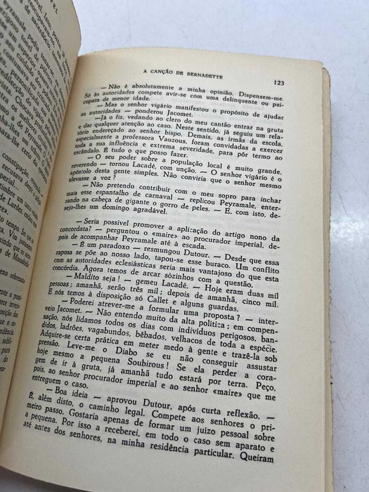 Livro - A Canção de Bernadette (ctt editorial grátis)