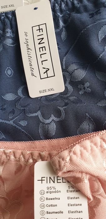 3×Damskie majtki figi 2XL bawełna