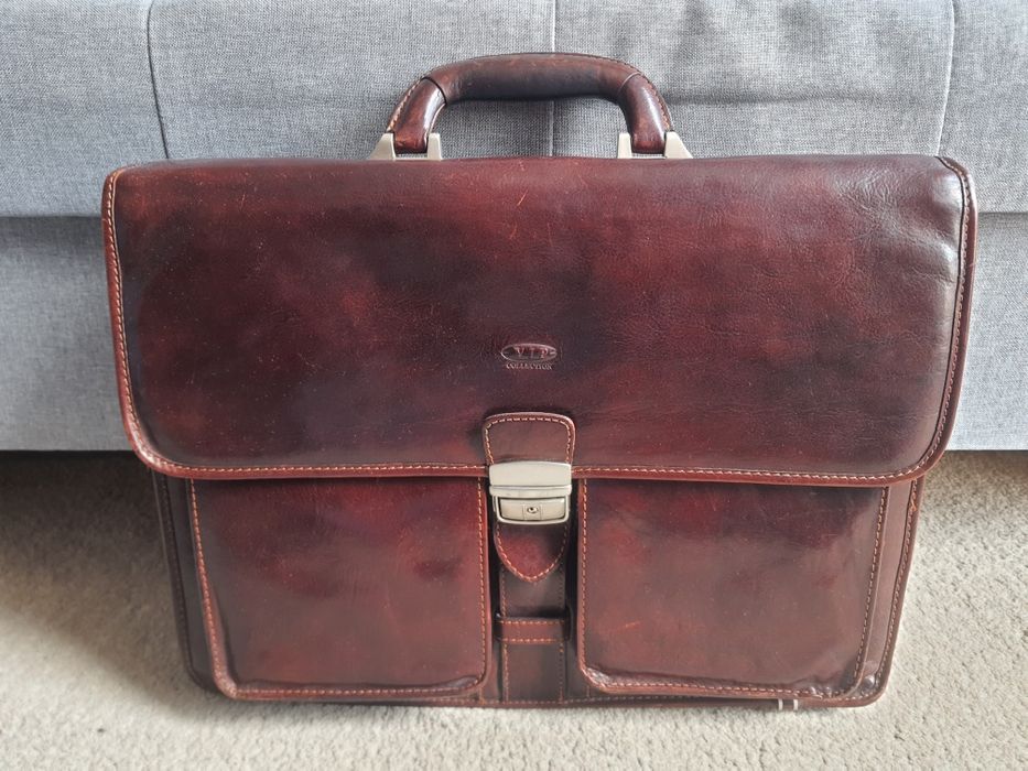 Torba skórzana aktówka VIP collection