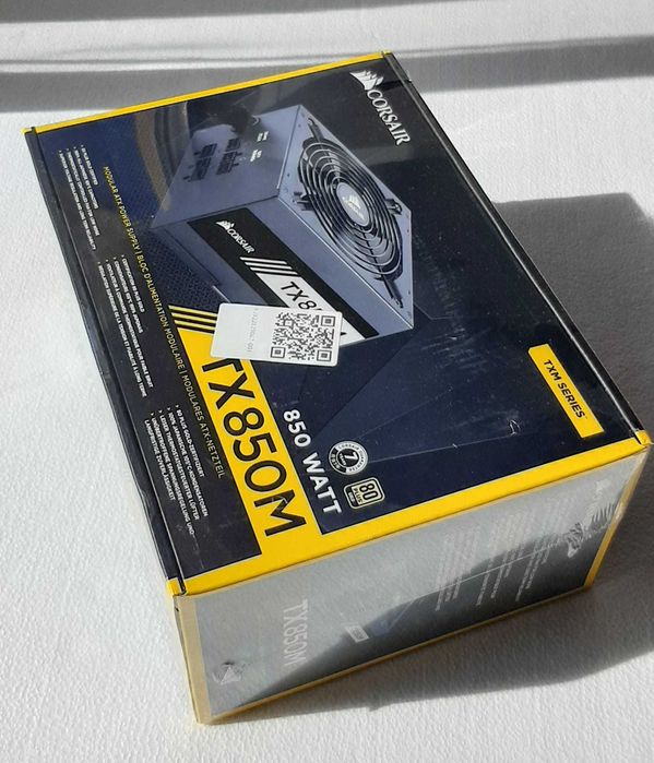 Fonte de alimentação 850 WATTS Corsair (NOVA, ainda plastificada)