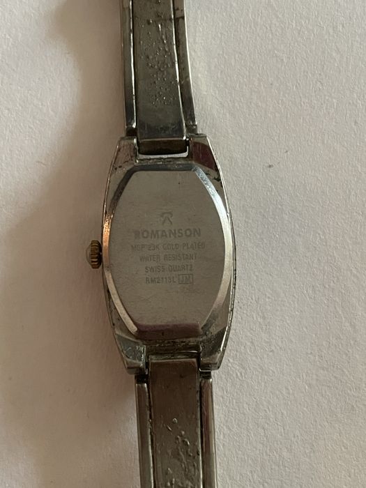 Elegancki zegarek damski Romanson RM2713L | Pozłacany 23K Gold