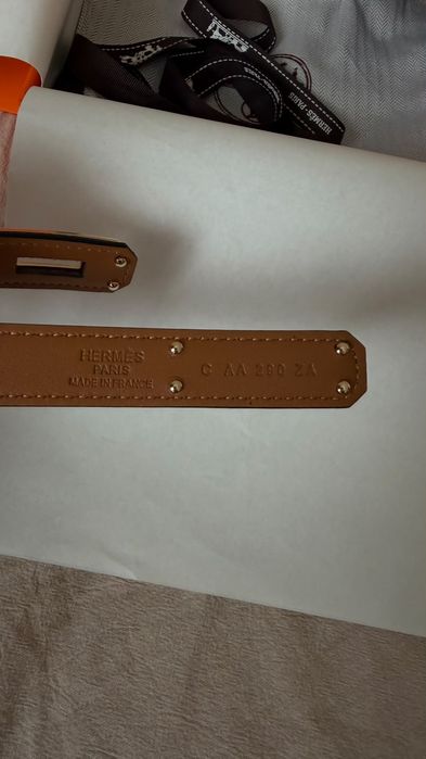 Ремінь шкіряний Hermes Повне пакування