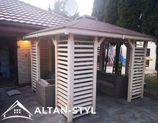 Altany, altanka, wiaty, altanka ogrodowa KARINA 3x3m PRODUCENT